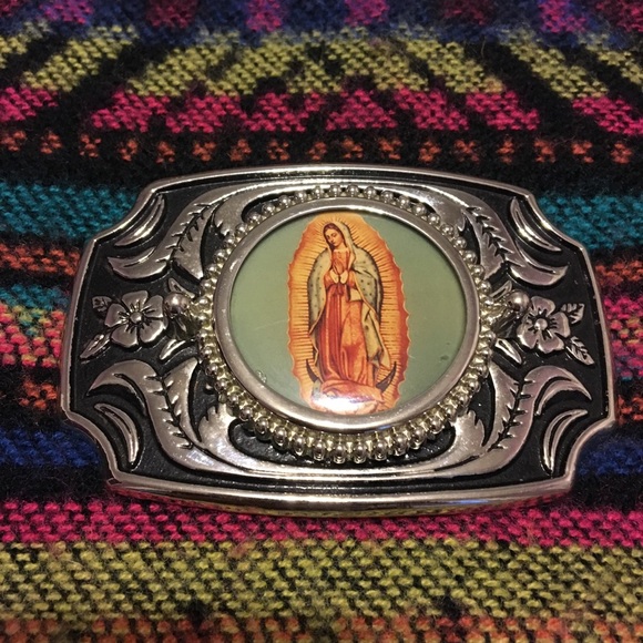 🤷🏻‍♀️NONE🤷🏻‍♀️ Accessories - lady of guadalupe belt buckle! 👸🏻🙏💫